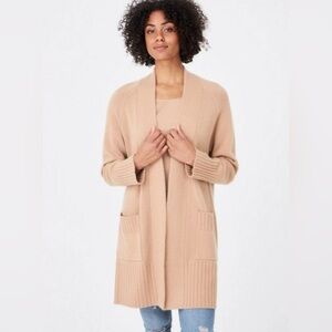 Repeat Luxury Cashmere Open Cardigan